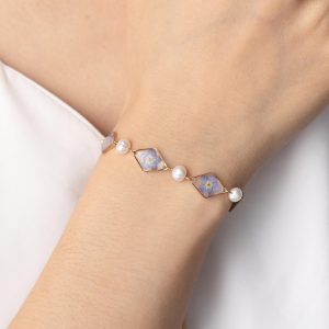 Forget Me Not Pearl Bracelet My Best Friend